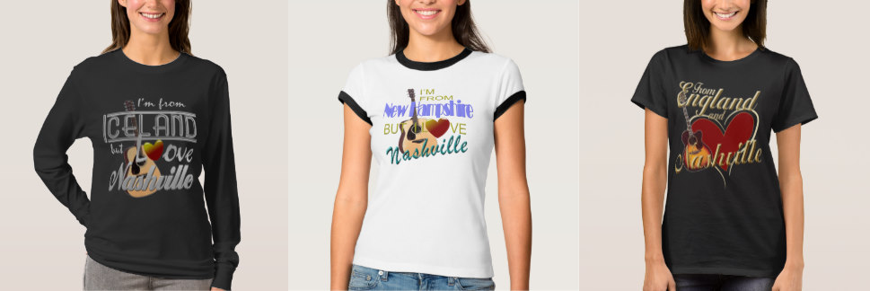 Love Nashville custom t-shirts from Nashville Custom Shirts.